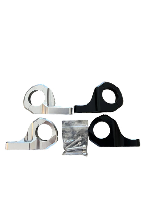 31.8mm Direct Mount Handlebar Clamp Set (Black or Silver)