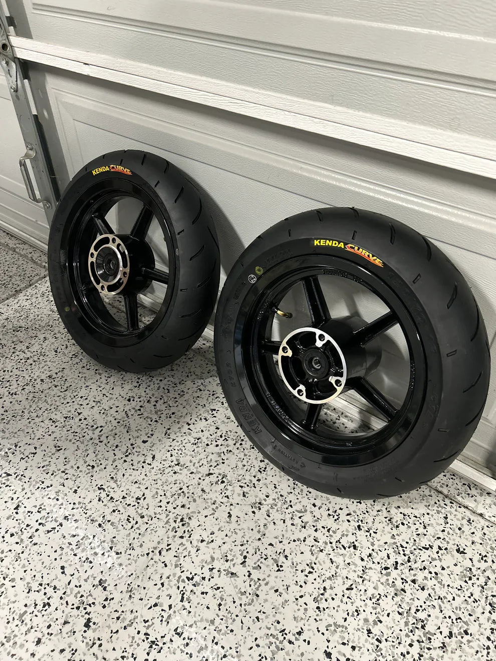12in kenda curve supermoto wheelset
