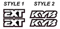 Fork Tube Decals