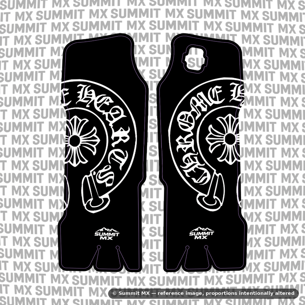 Chrome Hearts Fork Guard Decals