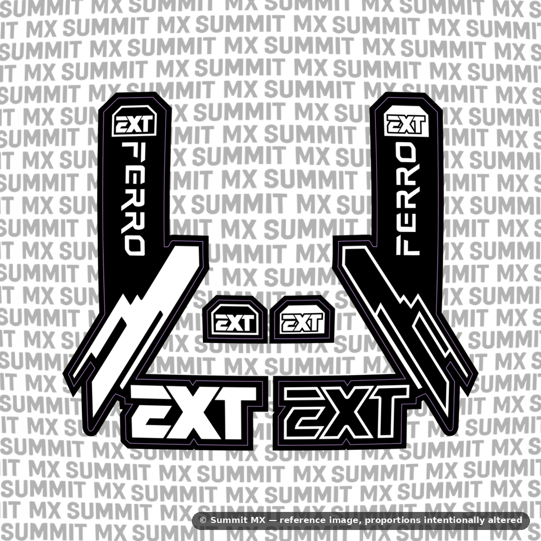 EXT Ferro Fork Tube Decal