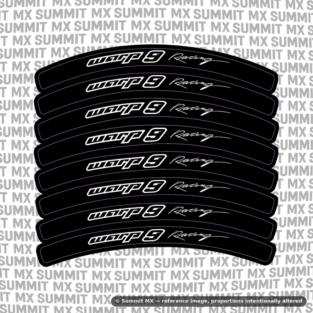 Warp 9 Rim Decals