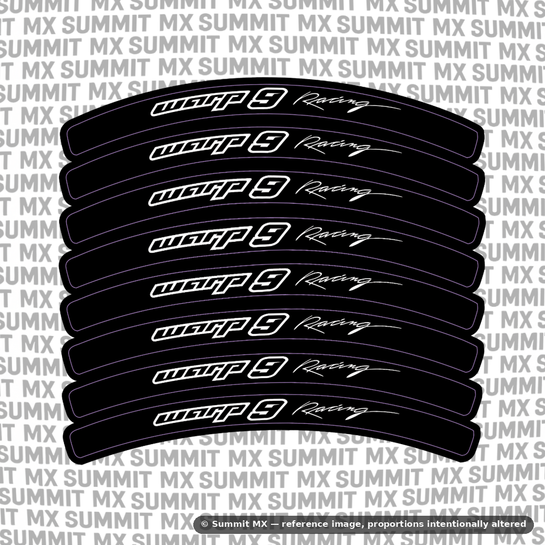 Warp 9 Rim Decals